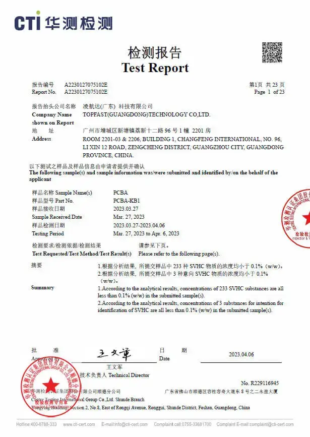 REACH TEST