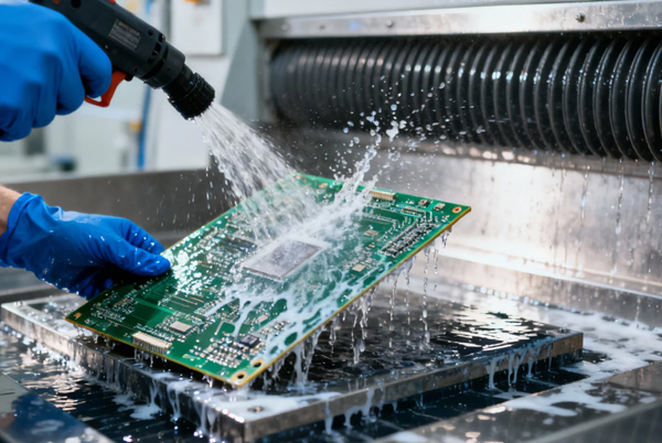 Процесс травления печатных плат