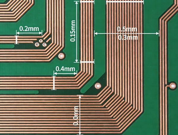 Ширина линии печатной платы и межлинейное расстояние