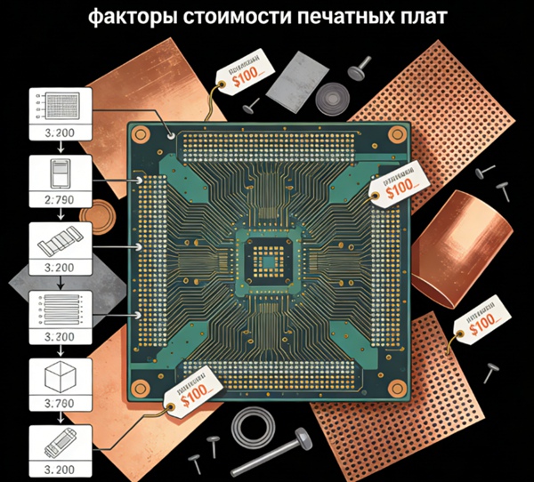 Факторы, влияющие на стоимость производства печатных плат
