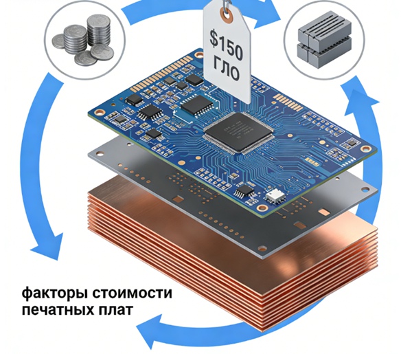 Факторы, влияющие на стоимость производства PCB
