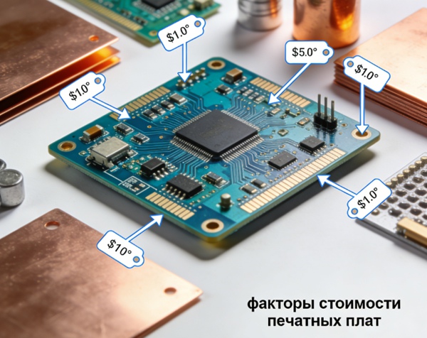 Факторы, влияющие на стоимость производства печатных плат