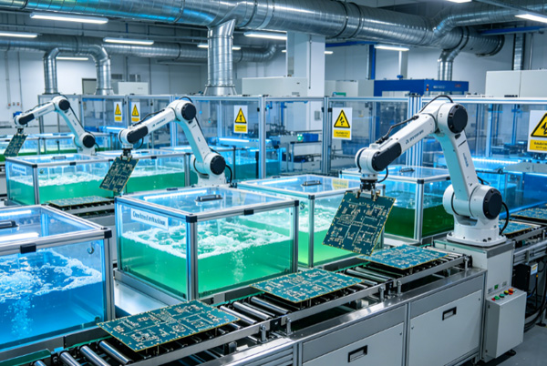 Металлизация отверстий PCB