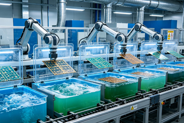 Металлизация отверстий PCB