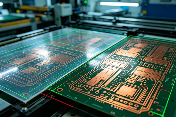 Формирование рисунка внешнего слоя PCB