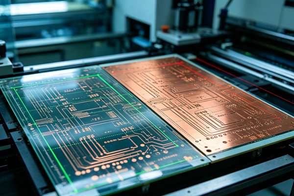 Формирование рисунка внешнего слоя PCB