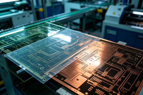 Формирование рисунка внешнего слоя PCB