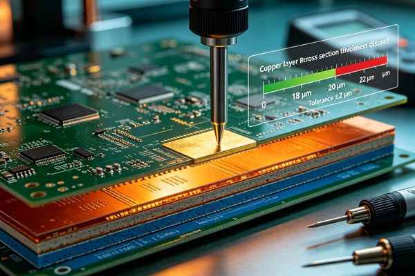 Контроль толщины медных слоёв PCB