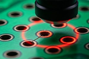 Стенки отверстий в печатной плате